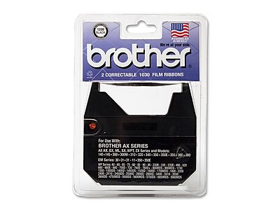 BROTHER AX15 TYPEWRITER CORRECTABLE RIBBON Black Film QUALITY COMPATIBLE BySMCO 